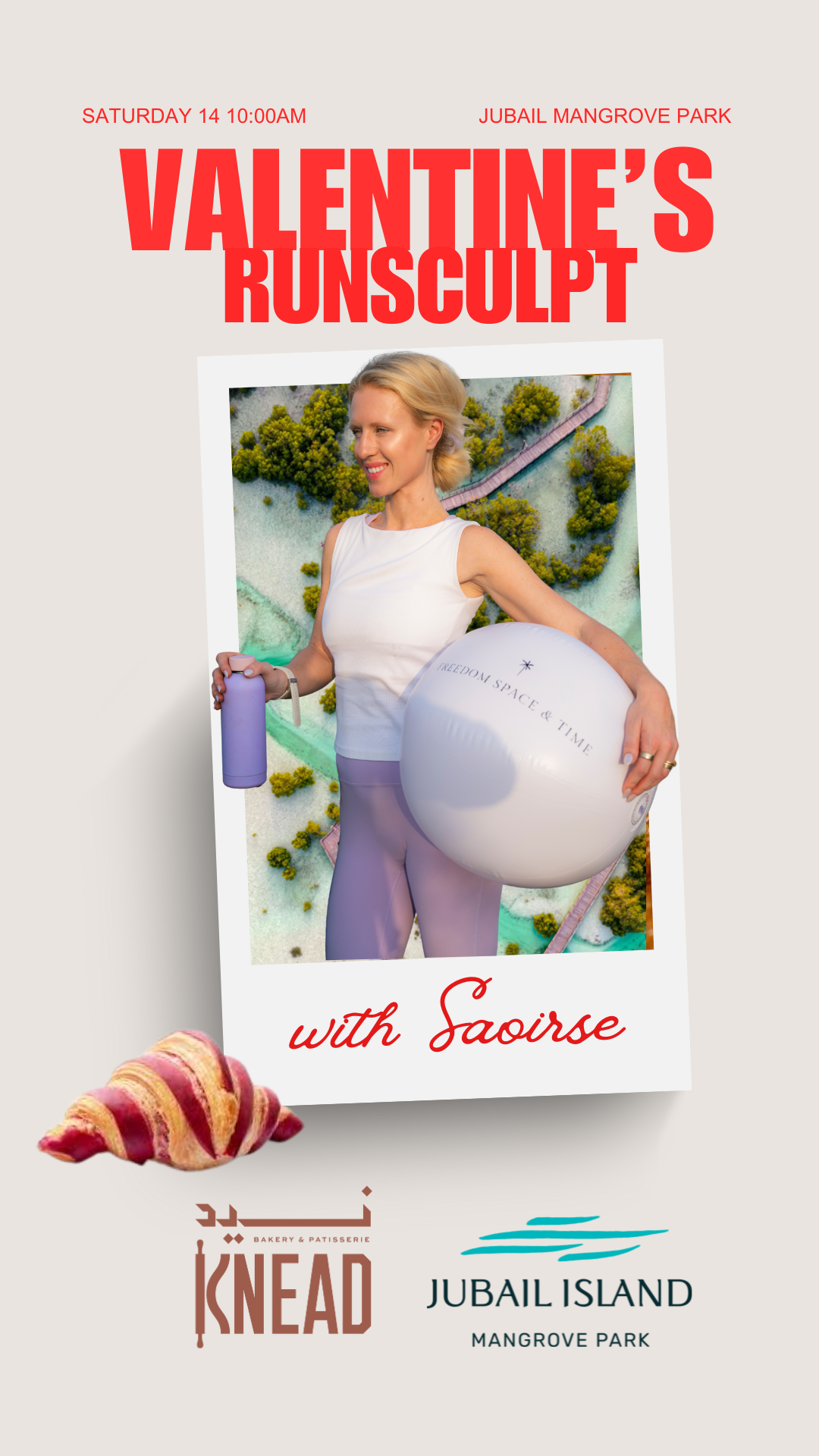 Valentine's RunSculpt @ Jubail Mangrove Park | Sat 14 Feb 10:00am