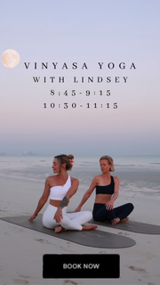 8:45 & 10:30 | Vinyasa Yoga with Lindsey