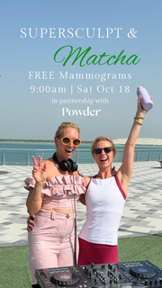 SuperSculpt, Matcha & Mammograms with Powder Beauty | Sat, 18 Oct 9:00am | Sunrise Marina (outside TURF)