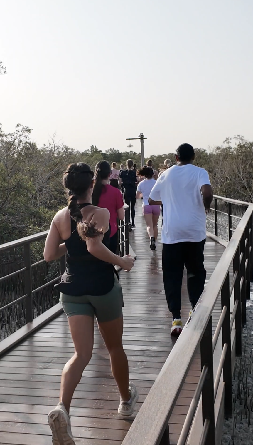 Jubail Mangrove Park | Fri 6:30/7:30/8:30am | Boardwalk RunSculpt with Saoirse