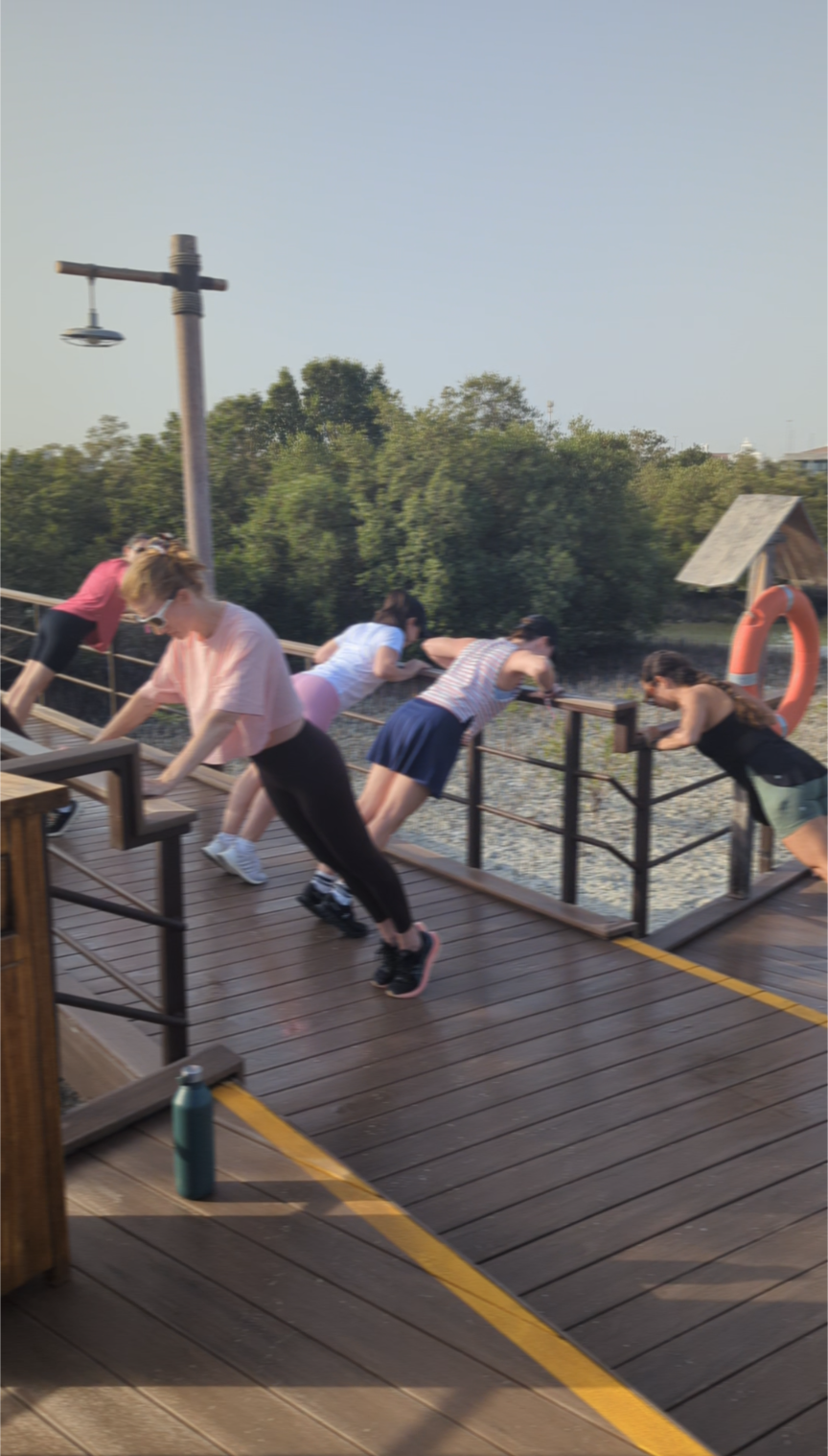 Jubail Mangrove Park | Fri 6:30/7:30/8:30am | Boardwalk RunSculpt with Saoirse
