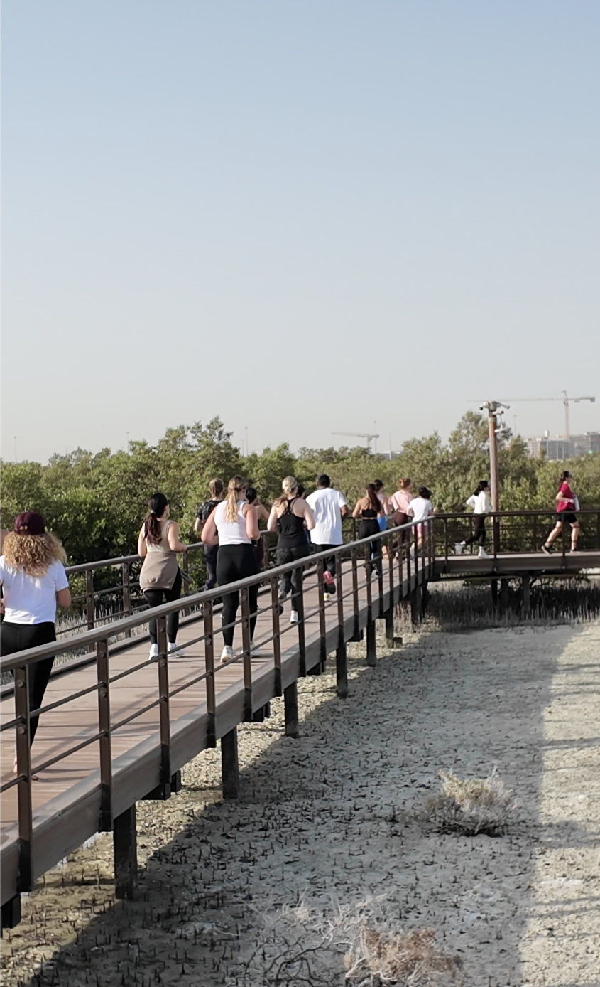 Jubail Mangrove Park | Fri 6:30/7:30/8:30am | Boardwalk RunSculpt with Saoirse